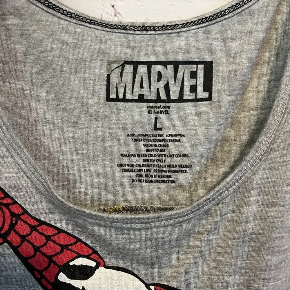 Marvel Spider-Man Tank Top Size Large - Picture 3 of 3